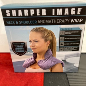 Sharper Image Heated Neck and Shoulder Aromatherapy Wrap Body Massager