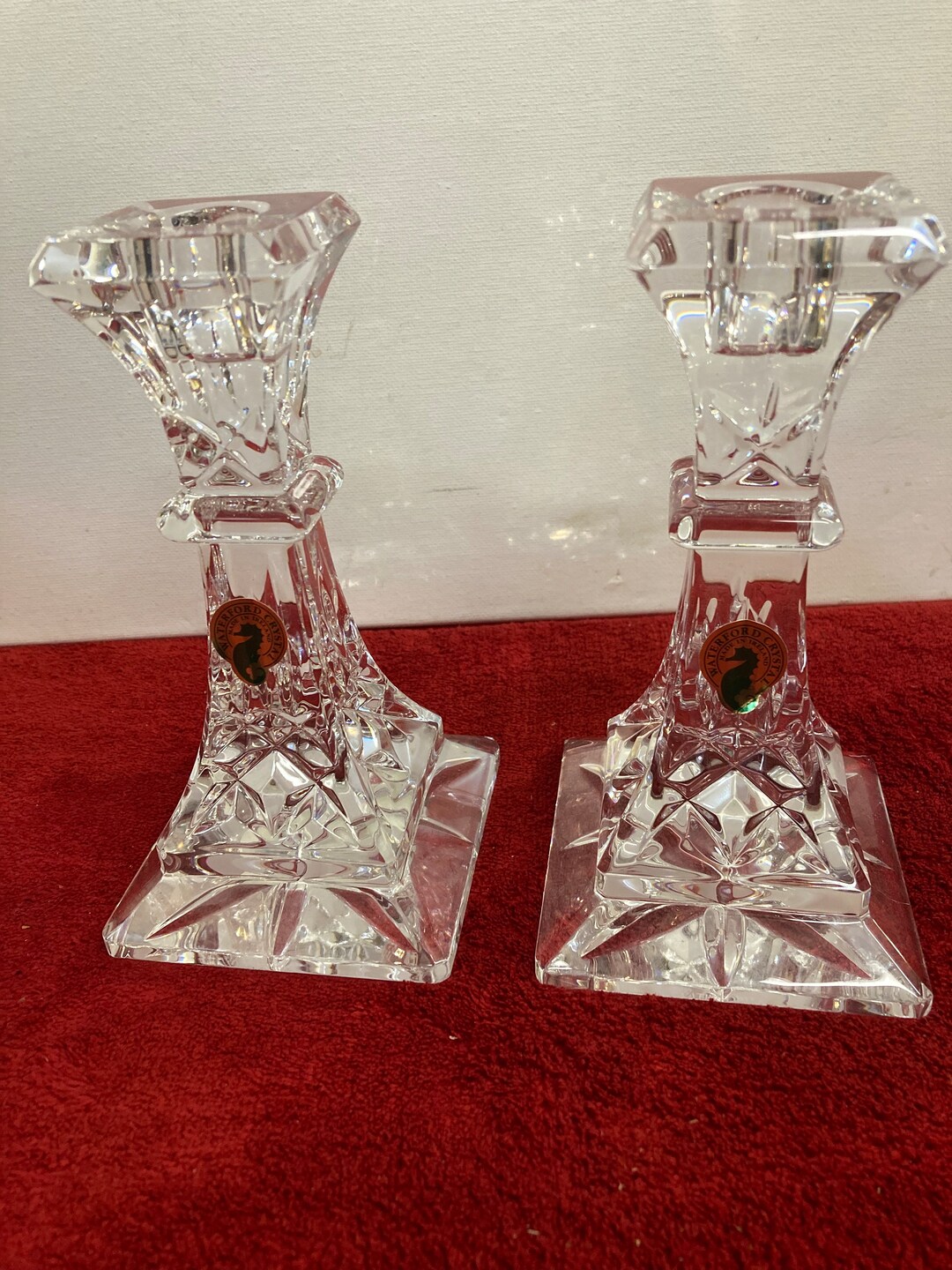 Waterford Lismore 6 Candlestick, Set of 2 Etsy