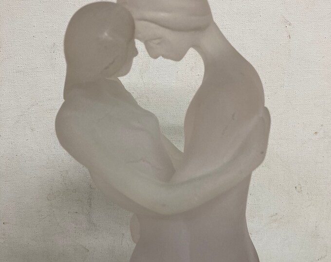 Romance Frosted Glass Sculpture