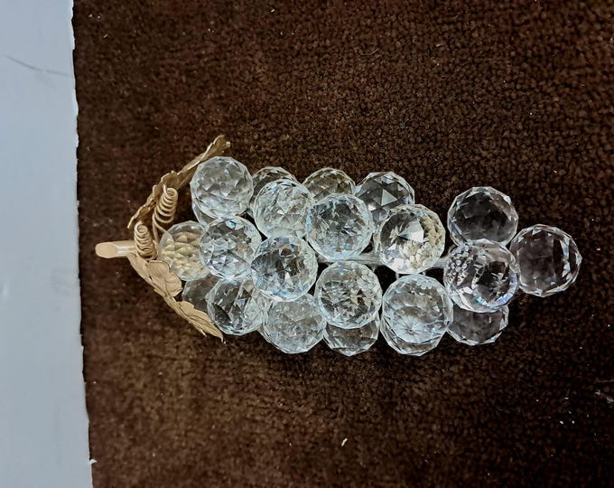 Swarovski Crystal Grape Bunch Figurine
