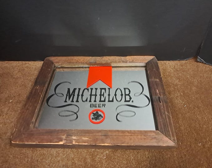 Michelob Glass Bar Sign