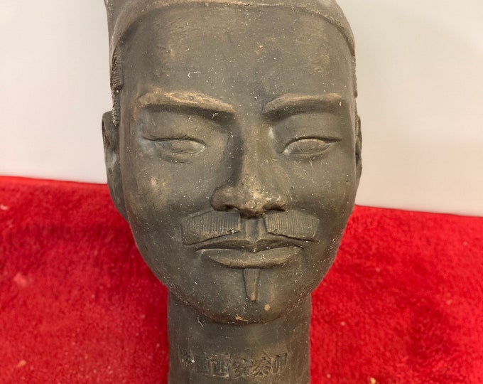 Xian Warrior Head Terracotta Model