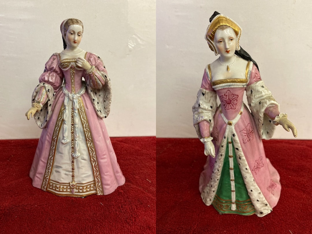 Antique De Sevres Porcelain Figurines, Dinna De Poitiers & Anne De