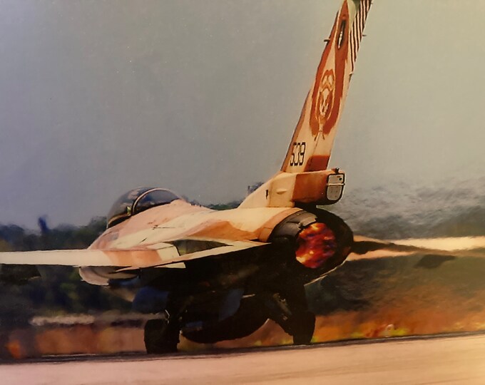 The Face Of IDF ,Limited Edition of F-16 Jet Fighter Photo, By Oren Cohen