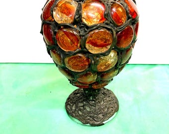 Antique Bertino's Originals Art Glass Vase