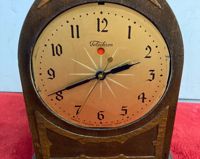 Vintage Telechron Electric Clock. Model 3F55 and Serial Number 228637 Etsy
