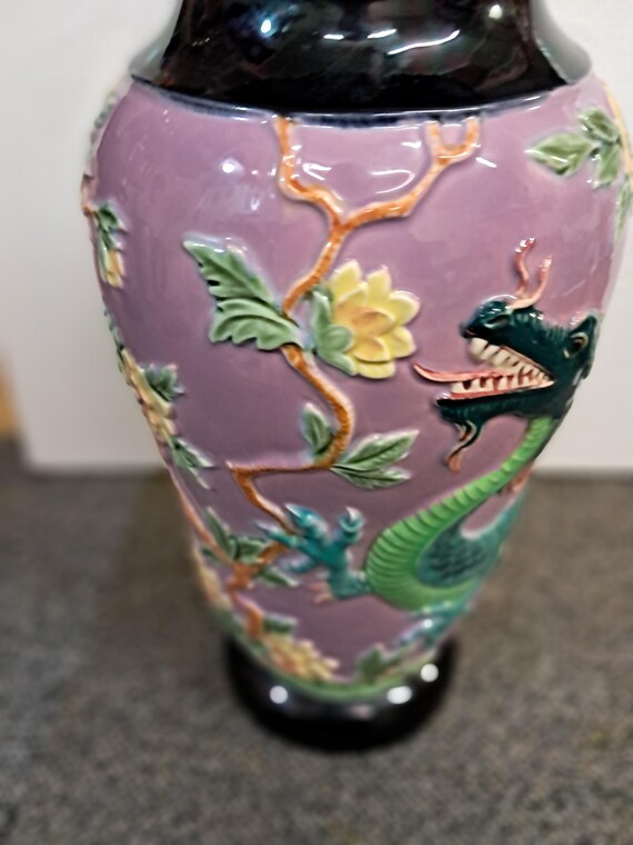 Czechoslovakia Eichwald 275/8 VASE With Dragon - Etsy