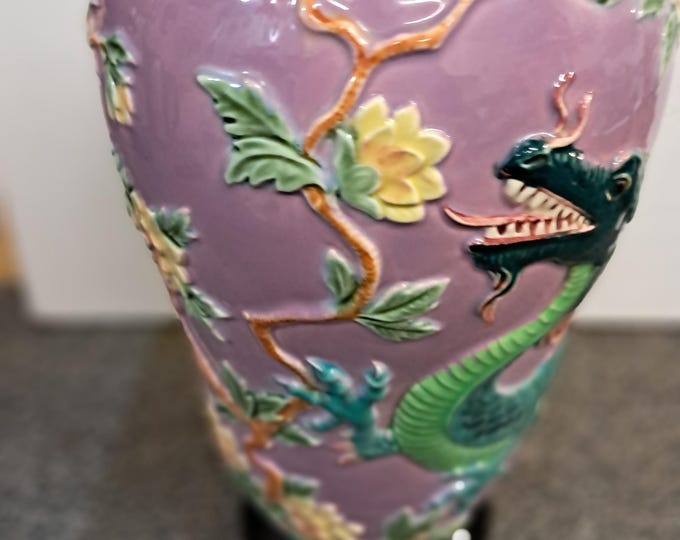 Czechoslovakia Eichwald 275/8 VASE with Dragon