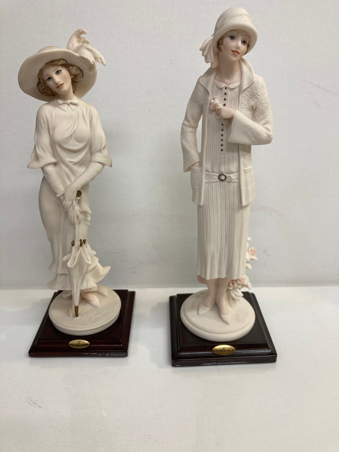 ジュゼッペ・アルマーニ 『傘を持つ女性』 1987年 イタリア ヴィンテージ Giuseppe Armani ITALY Vintage FLORENCE FIGURINE 29