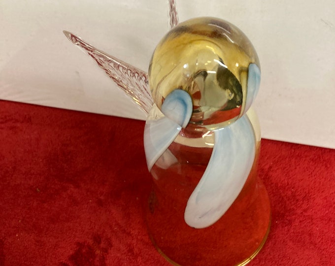 Angel Glass Christmas Ornament handmade Poland .10 "