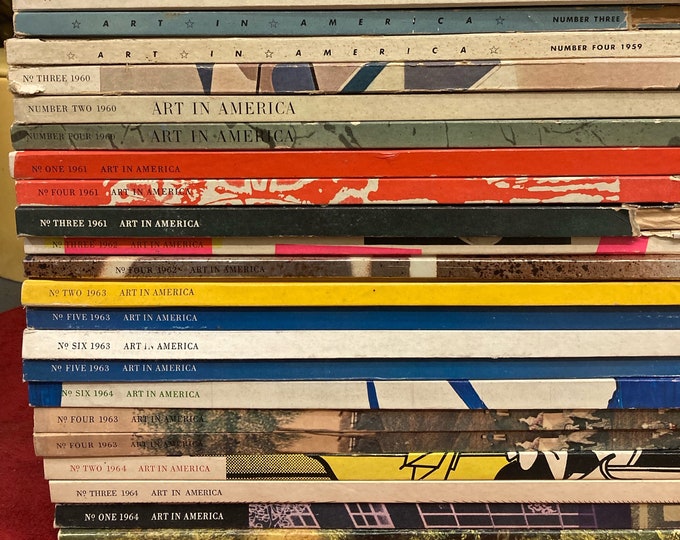 Vintage Art In America Books.  1959-1971 ( Each Book )