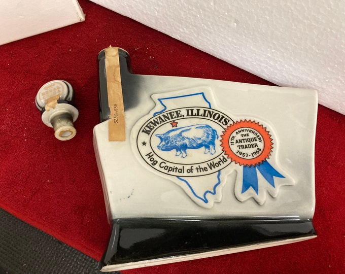 Jim Beam Vintage  Kewanee Illinois Decanter Bottle