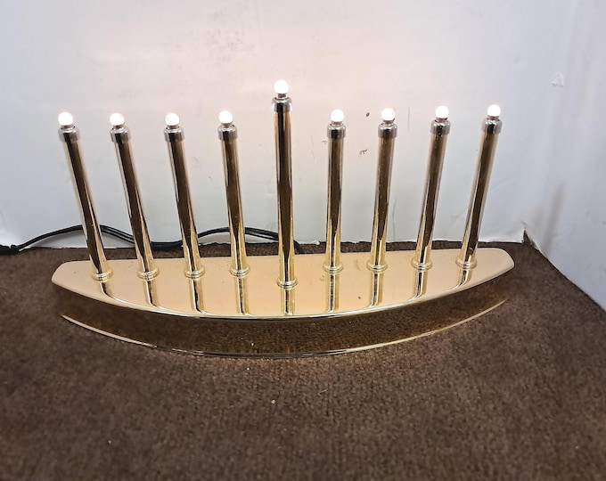 Jacob Rosenthal  Electric Menorah 24 K Gold-Plated Menorah Collection