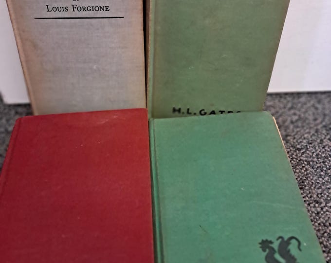 4 Vintage Early 20th Century Books, Rare