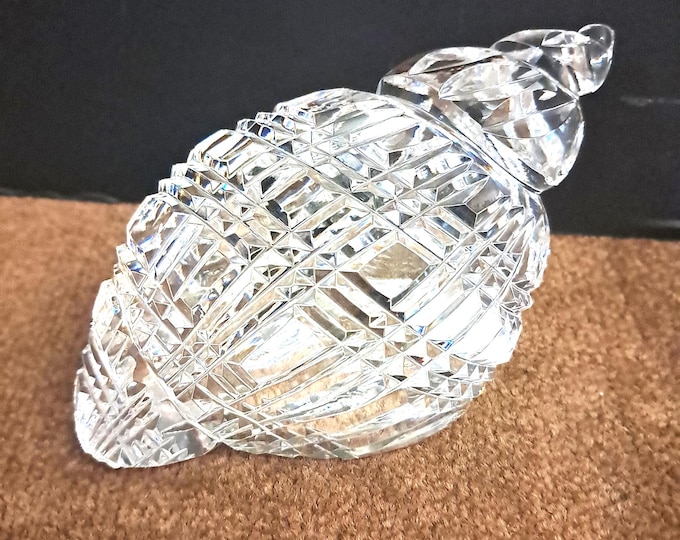 Waterford Conch  Shell Paperweight