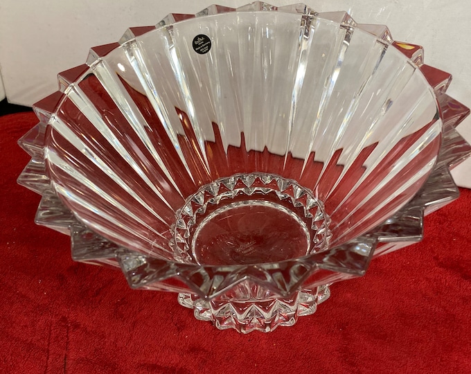 Vintage ROSENTHAL Blossom Crystal Bowl