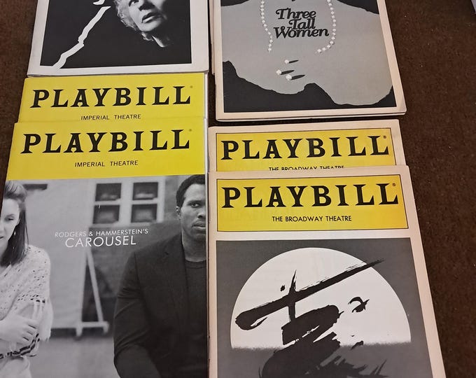 24 Vintage  Play Bill & Stagebill Magazines.