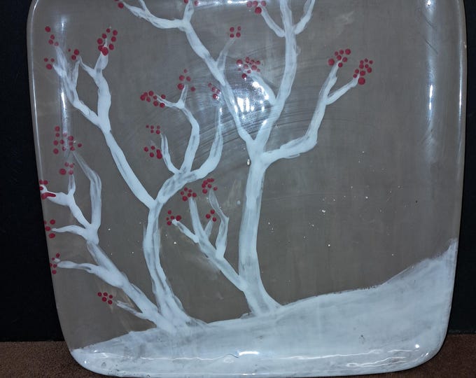 Sara Weiss  Hand Painted   Ceramic  Plate