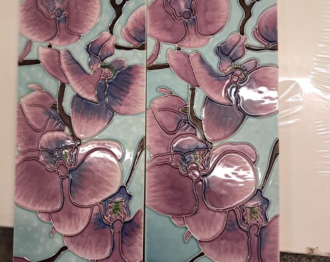 Two Orchid Stems Tiles