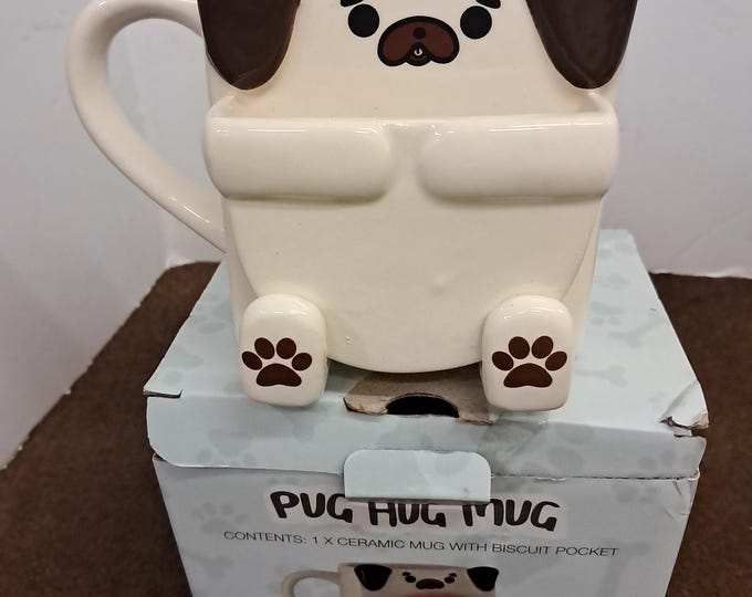 Collectible Mug Set: Pug Hug, Rusty Fox, Kawaii Panda Mugs