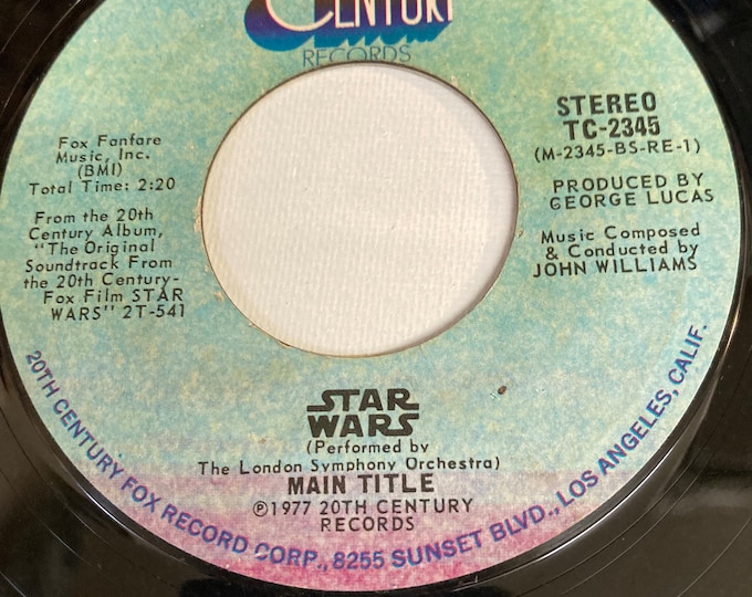 5  Vintage  1970's 45 RPM Vinyl Recvords