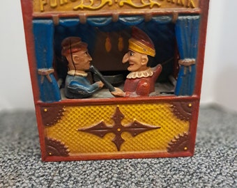 Vintage Punch and Judy Cast Iron Book of Knowledge 1960s - Etsy