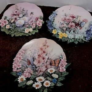 3 Bradford Exchange Lena Liu's Garden Treasures 3D Garden