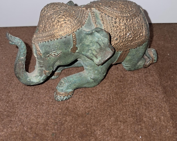 Royal Golden Patina Elephant