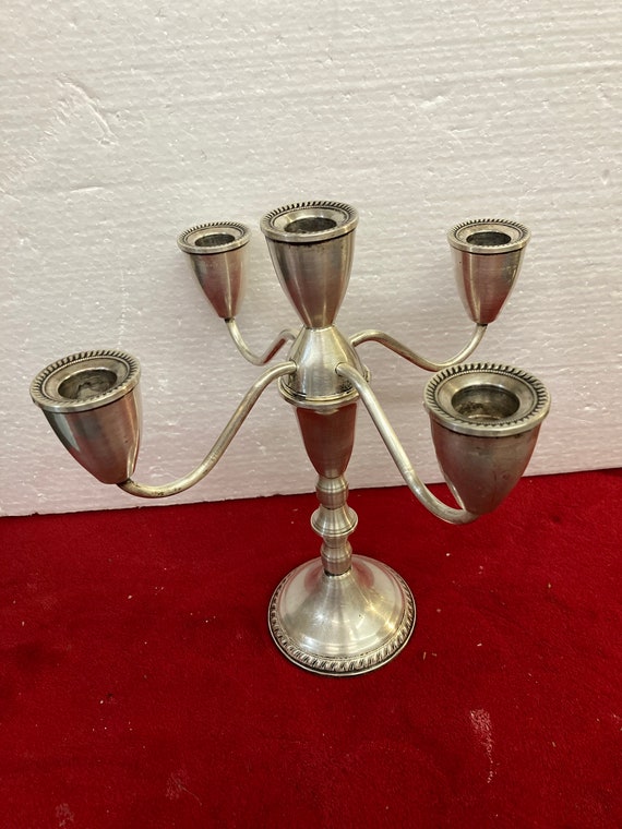 Duchin Creation Weighted Sterling Silver 5 Candle Branch