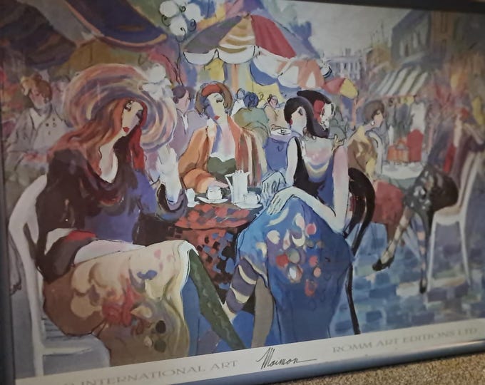 1992 Isaac Maimon Petit Dejeuner  Framed Poster