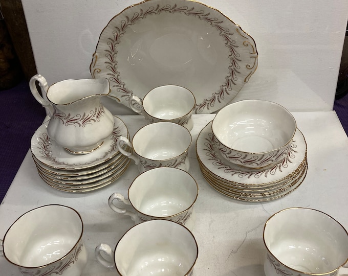 21 Pcs  , Vintage  Paragon Bone China Royal Standard Tea Set