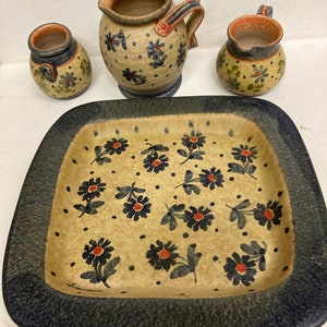 Italica Art Handpainted, Handcrafted   4pc  Set