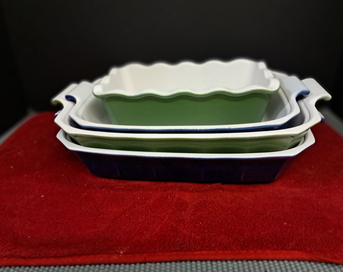 4 Emile Hengy Casserole  Dishes