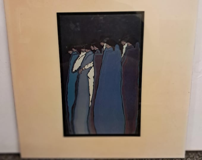 Amado Pena  ( 1943) Decorative Ceramic  Tile  Art Work