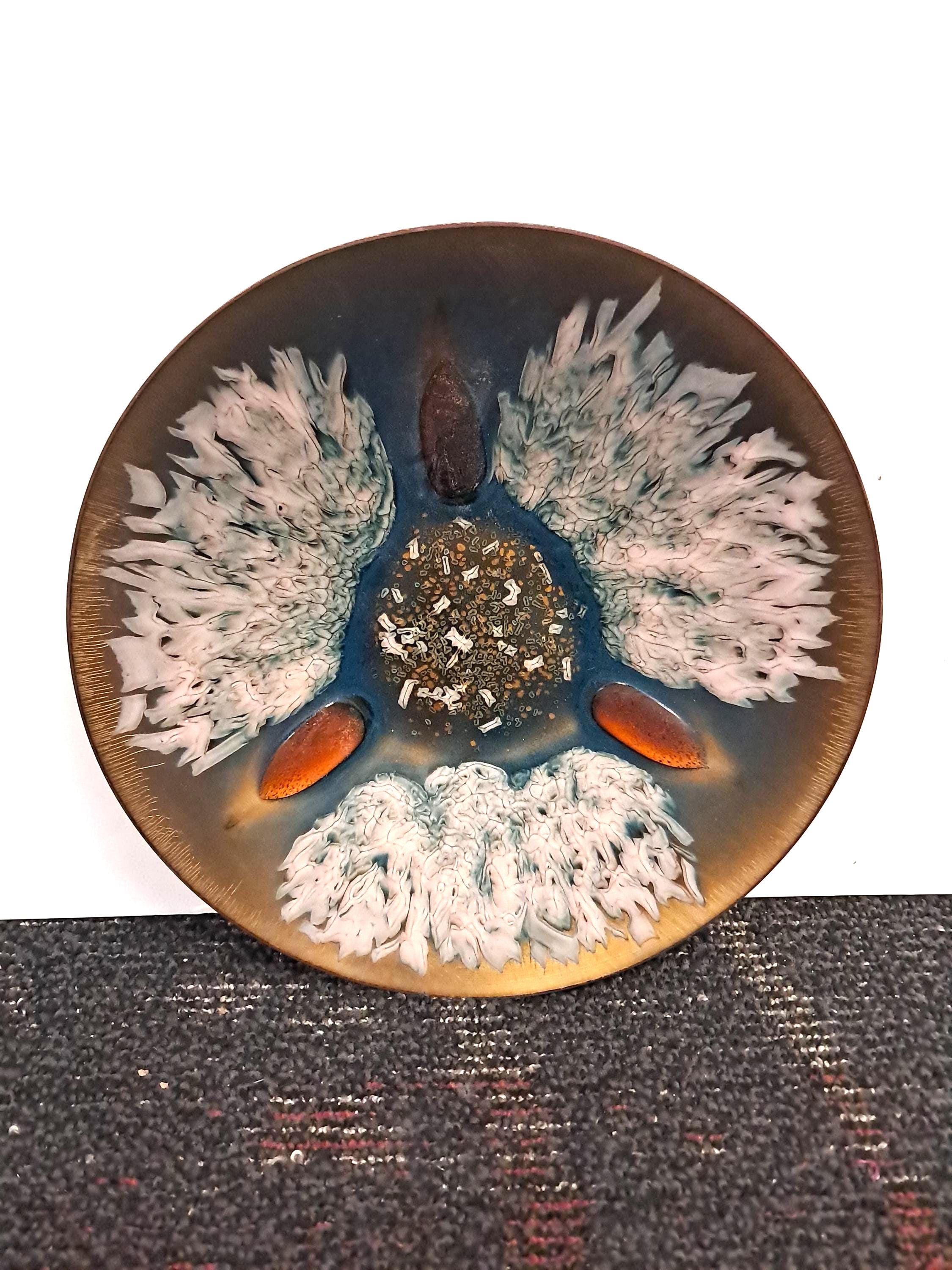 Edward Star Original for Georg Jensen Inc Mid-century Enamel Wall