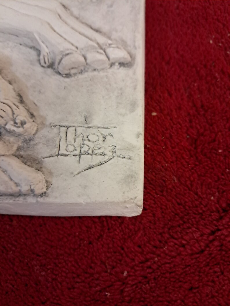 Thor Lopez Original Style Plaster Sculpture Assyrian / Persian Battle Wall Decore' image 4