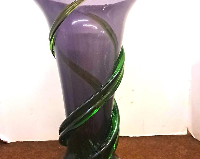 Handmade   Vintage Murano Vase