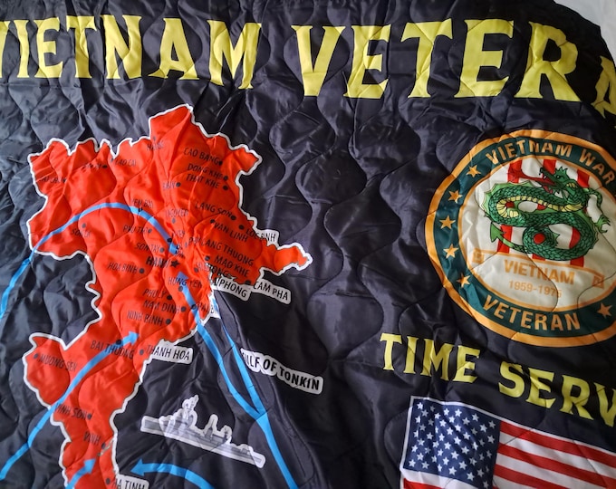 Medals Of America Giant Vietnam Veterans  Fabric Wall Hanging