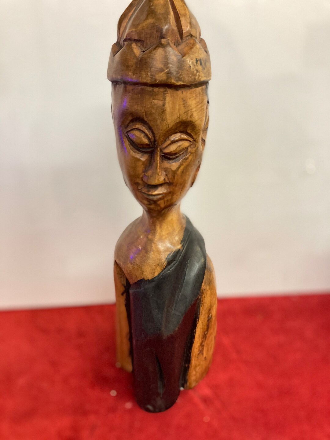 Handmade Vintage Wooden Statue From Ghana Etsy