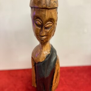 Handmade Vintage Wooden Statue  From Ghana