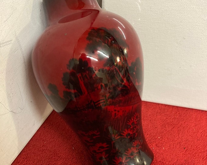 Royal Dalton  FLAMBE Vase NOKE 7648