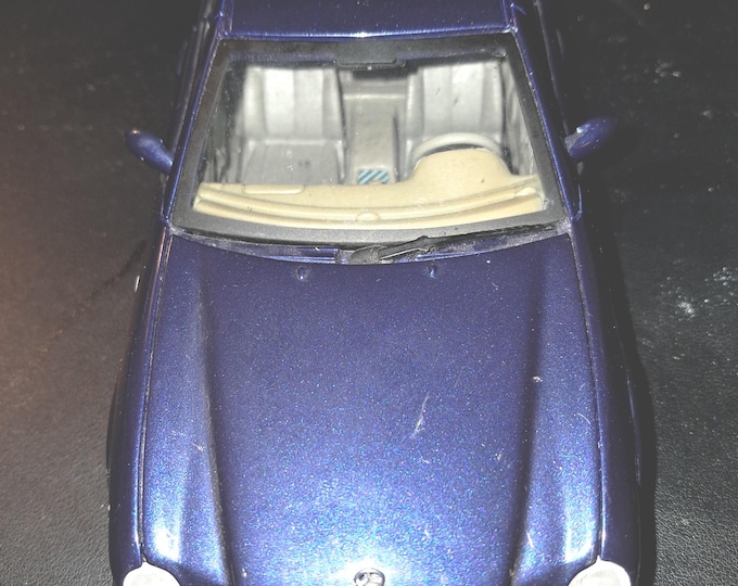 Mercedes CLK 55 AMG C209 Blue Metallic Anson 1:18