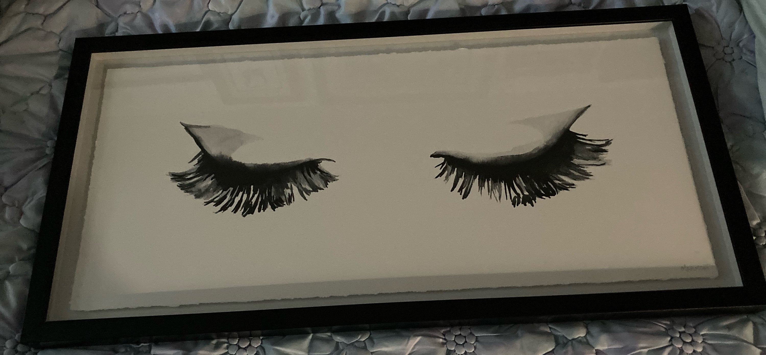 Framed Wall Art by Marmont Hill Full Lashes