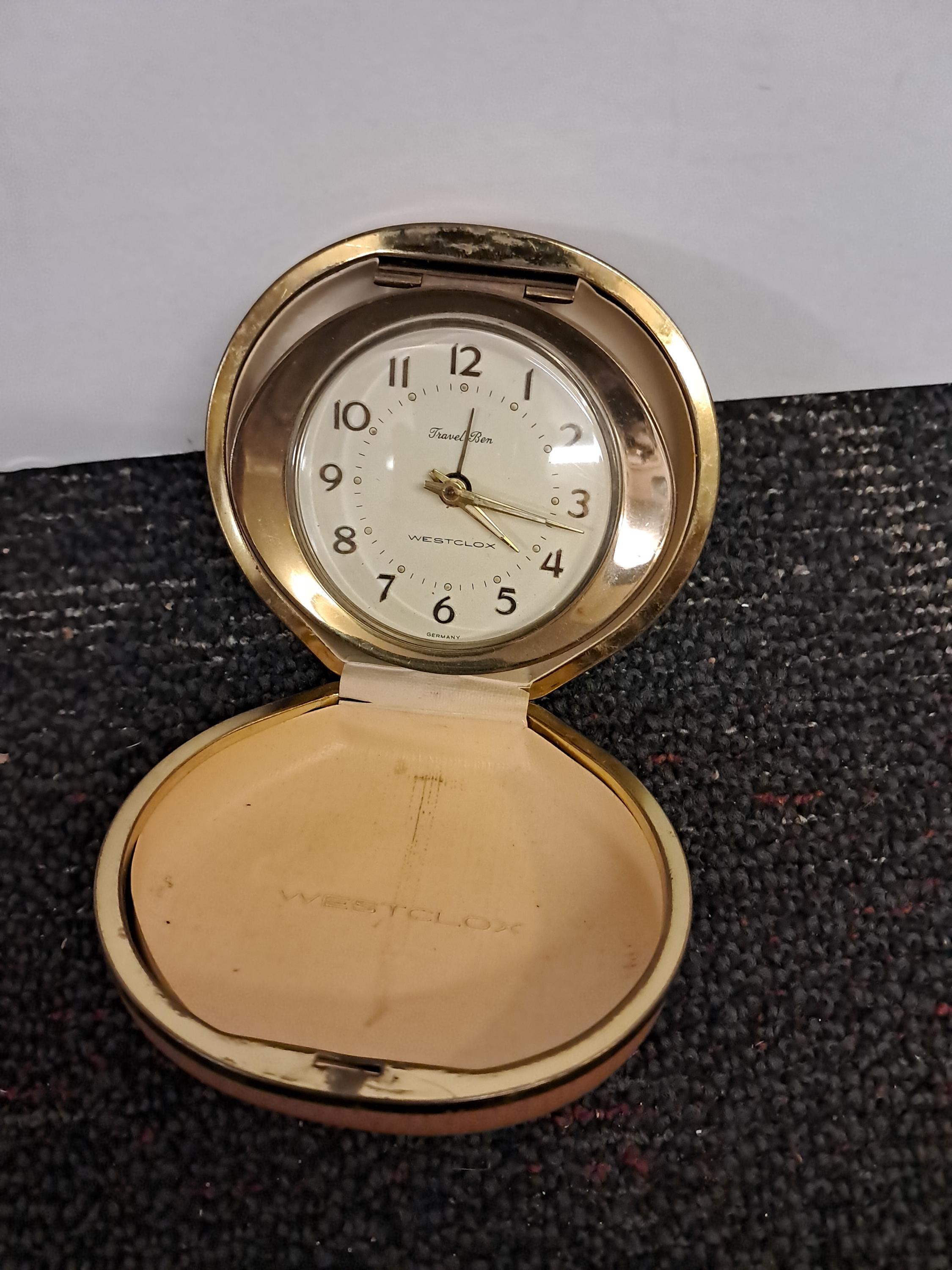 Vintage Westclox Travel Ben 7 Jeweled Portable Alarm Clock - Etsy