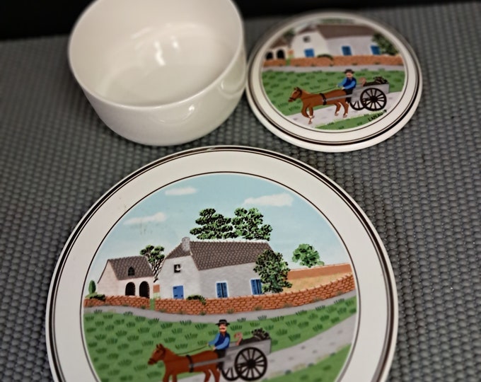Set of Villeroy and Boch Design Naif 6.5" Trivet
