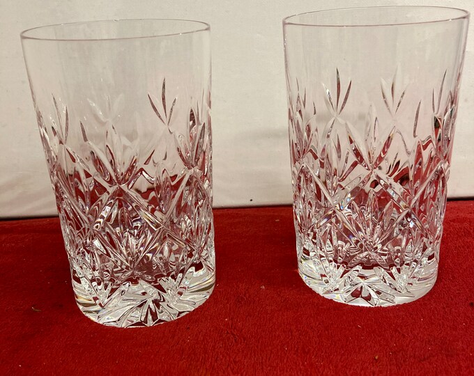 Tiffany & Co. Sybil Crystal Double Old Fashioned Glasses -Set of 2