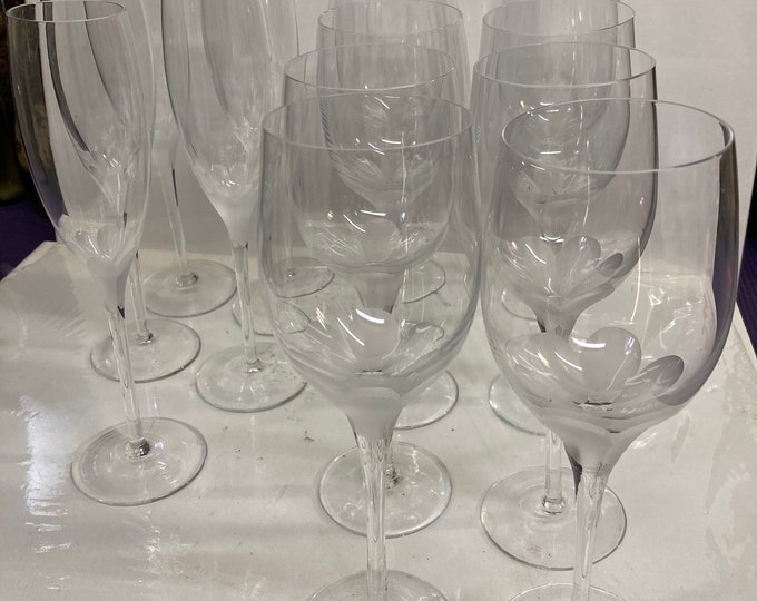 Miller Rogaska Crystal Wine & Champagne Glass Set, Hand Blown, 13-Piece