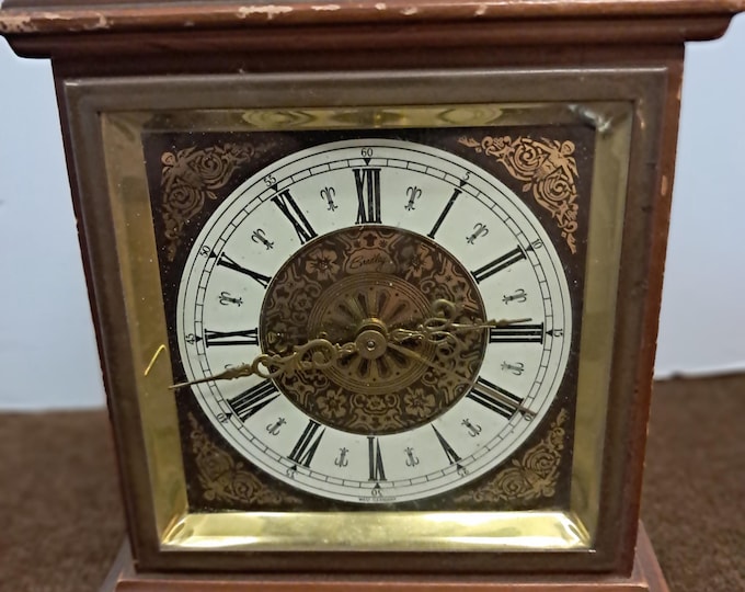 Vintage Bradly  Manual Desk Clock