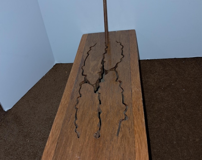 Wooden  “slit drum” Oak.