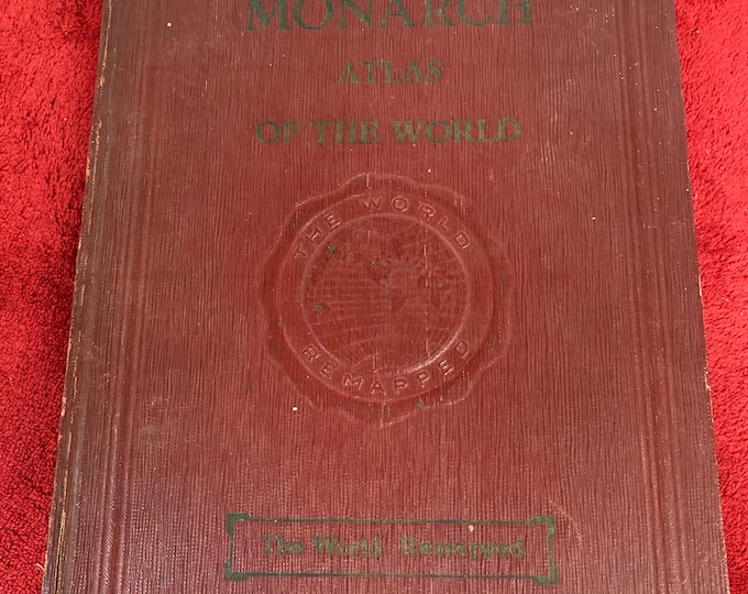 1939 Monarch Atlas of the World, Lloyed Edwin Smith, Geographical Publishing